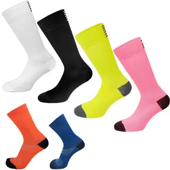 

hirigin new Cycling Socks male Long Tube Sports Running Men's fashion Socks casual Bicycle Quick-drying Socks