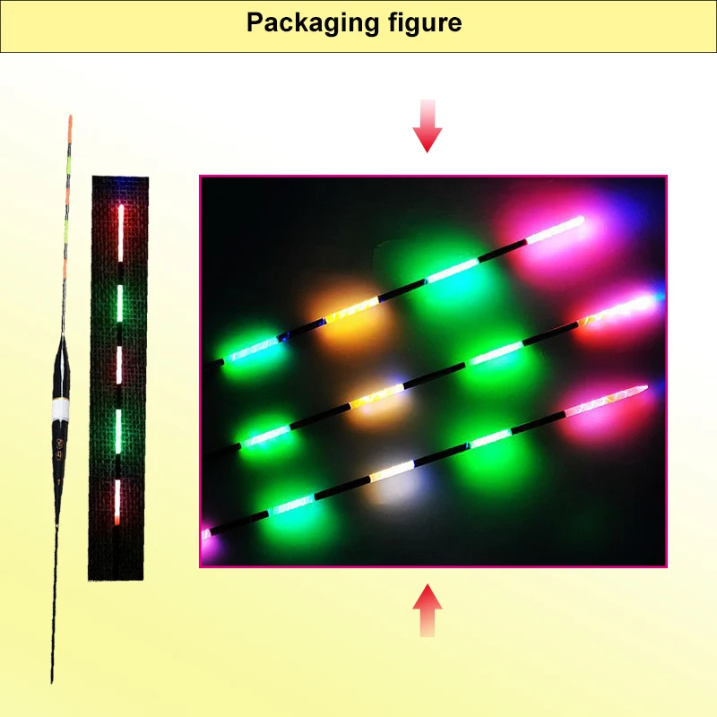 1 шт. светящийся электронный поплавок светодиодный поплавок Электрический поплавок светильник+ аккумулятор глубоководных поплавок, рыболовные снасти