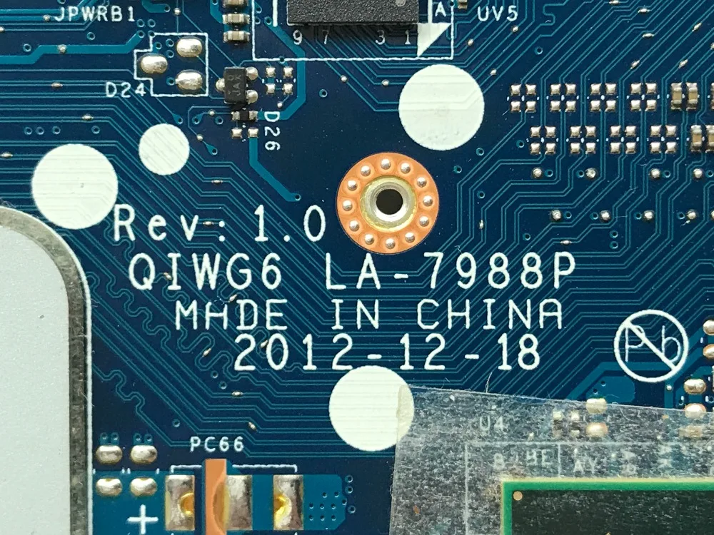 Главное качественная материнская плата для lenovo G580 материнская плата 90002355 QIWG6 LA-7988P SLJ8E HM76 PGA989 DDR3 полностью протестированы