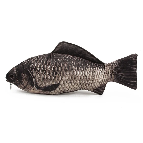 

5PACKS Hot Real Fish-like Zipper Pencil Case Bag Funny Freshwater Fish Pen & Make-up Pouch