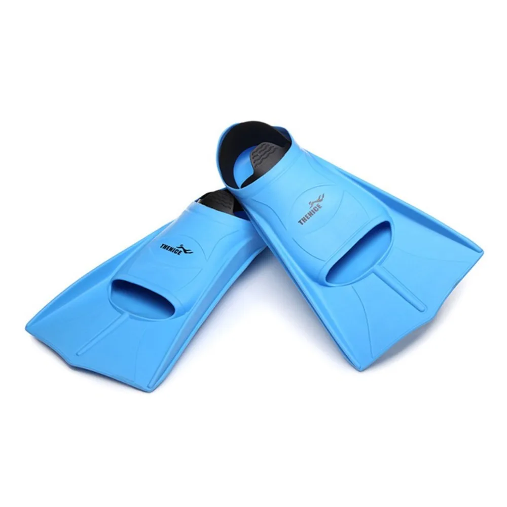 THENICE Unisex Swimming Fins Short Flipper Diving Flippers Silicone