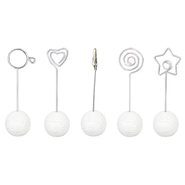 Golf ball base wire photo clip/memo holder,stand table place card