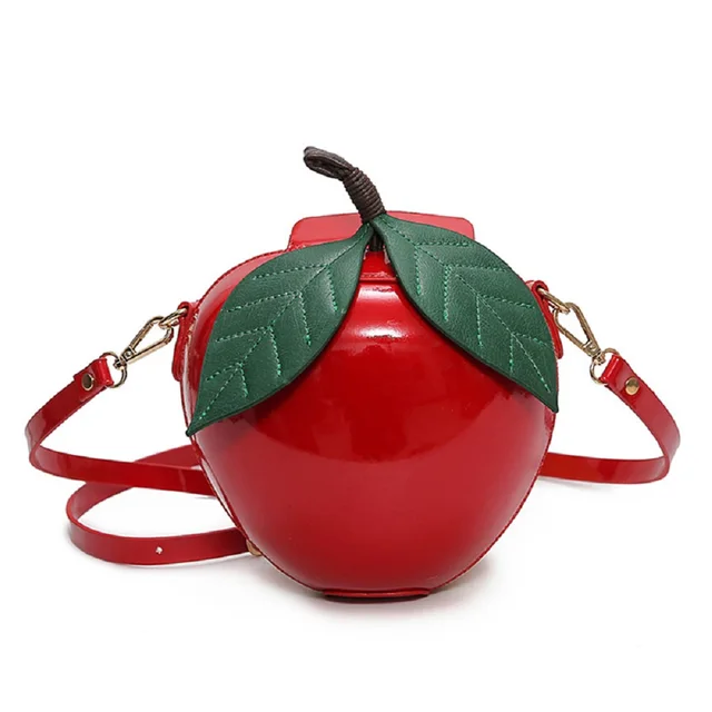 Женский Зеленый Apple Мешок Red Apple Crossbody Сумки Мода Милый Мультфильм Твердых Должны Мешки B-49