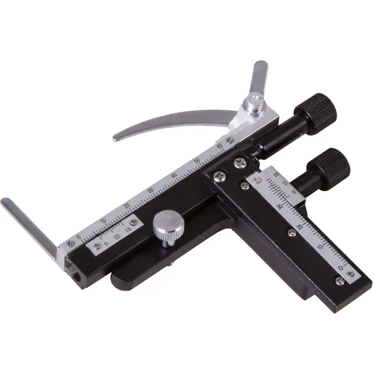 

Microscope Moveable Stage Professional Attachable Mechanical X-Y Moveable Stage Caliper With Scale for Microscope