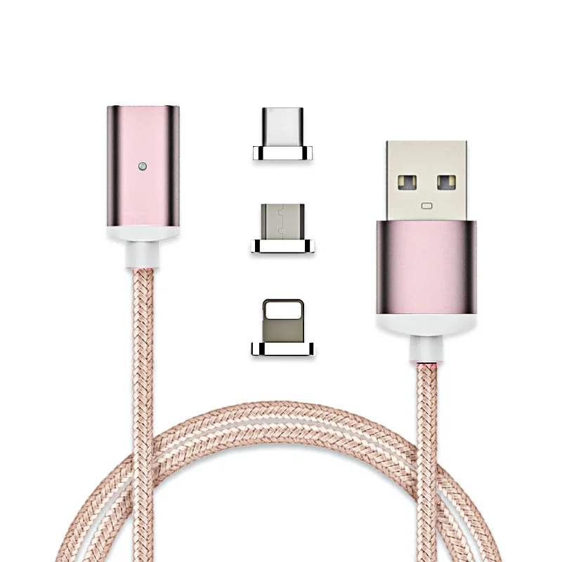 Один плюс 3 в одном Магнитный usb кабель зарядное устройство адаптер Универсальная