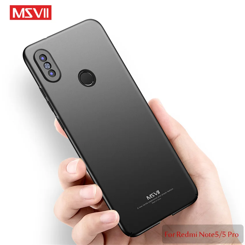 MSVII роскошный матовый чехол для Xiaomi Redmi Note 5 Global s противоударный Pro твердый