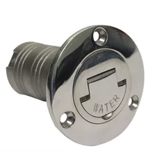 316 Нержавеющая сталь морской яхты специальные палубе топлива воды дизель газ наполнитель с цепочкой 50 мм 2 дюймов