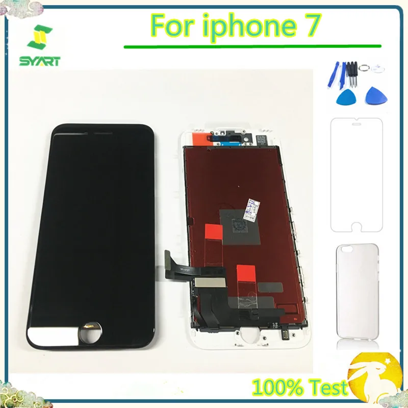 

100% Tested No Dead Pixel 4.7 inch IP7 LCD Display Touch Screen Digitizer Assembly Replacement Accessories For iphone 7 7G LCDs