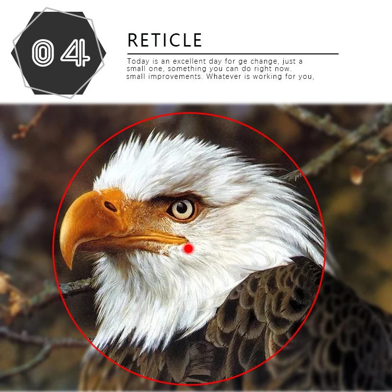 Оптический прицел Red Dot тактический оптический для винтовки с рельсовым прицелом