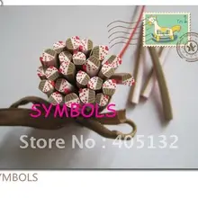 M-23 100 шт. 5 мм милый красный клубника кекс Полимерная глина Кейн Необычные Дизайн ногтей Полимерная глина Кейн