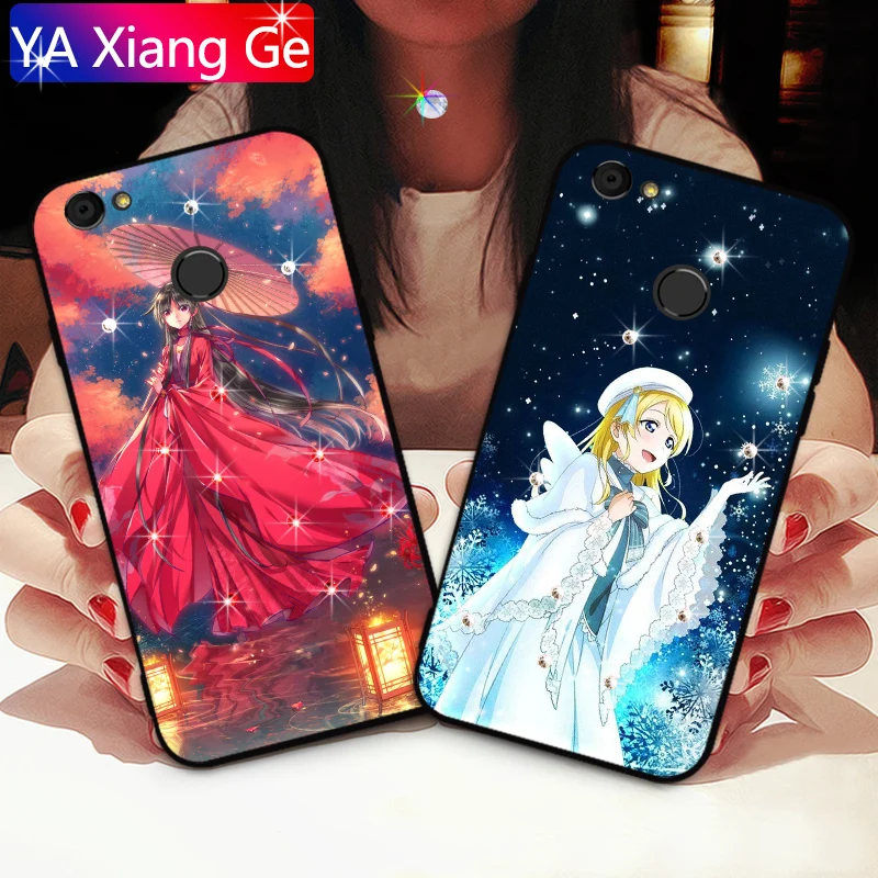 

Luxury Rhinestone Case For ZTE Blade V7 A6 Lite A0622 Glitter Silicone Case Coque Cover For ZTE Blade V6 Plus / A2