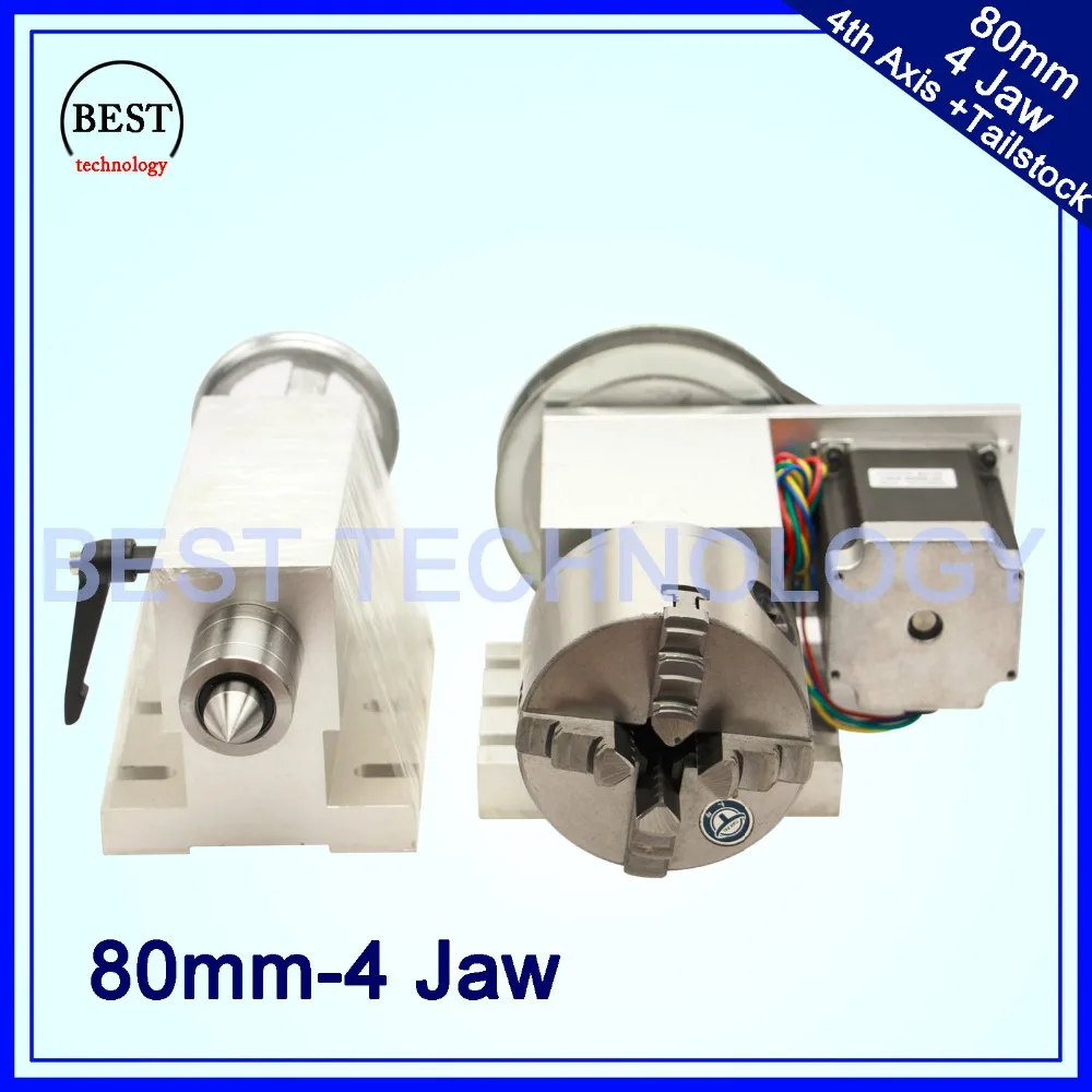 4 szczęki 80mm 4. Oś + konik podzielnica CNC oś obrotowa/zestaw osiowy do Mini CNC router/grawer grawerowanie drewna 4 szczęki 80mm 4. Oś + konik podzielnica CNC oś obrotowa/zestaw osiowy do Mini CNC router/grawer grawerowanie drewna