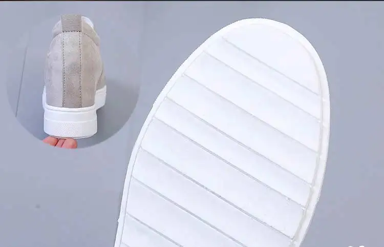 Ankle boots women shoes 2019 new fashion slip-on breathable casual shoes woman wedges solid high heels sneakers women boot (1)