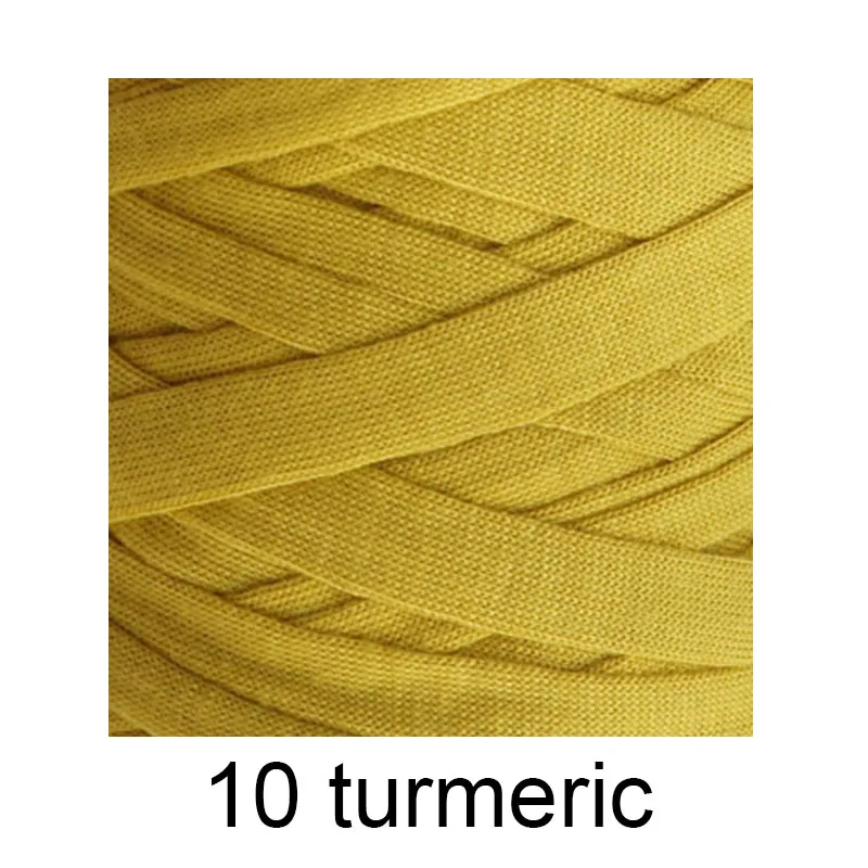 10 turmeric 210 г/шт. необычная пряжа для ручного вязания, толстая нить для вязания крючком, тканевая пряжа «сделай сам», сумка, ковер, подушка, хлопковая ткань, футболка, пряжа - Цвет: 10 turmeric