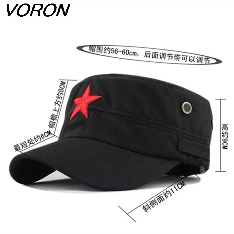 Voron 2017 جديد خمر النساء الرجال للجنسين casquette البيسبول كاب النسيج للتعديل ريد ستار outdoor الجيش قبعة الشمس عارضة Voron 2017 جديد خمر النساء الرجال للجنسين casquette البيسبول كاب النسيج للتعديل ريد ستار outdoor الجيش قبعة الشمس عارضة