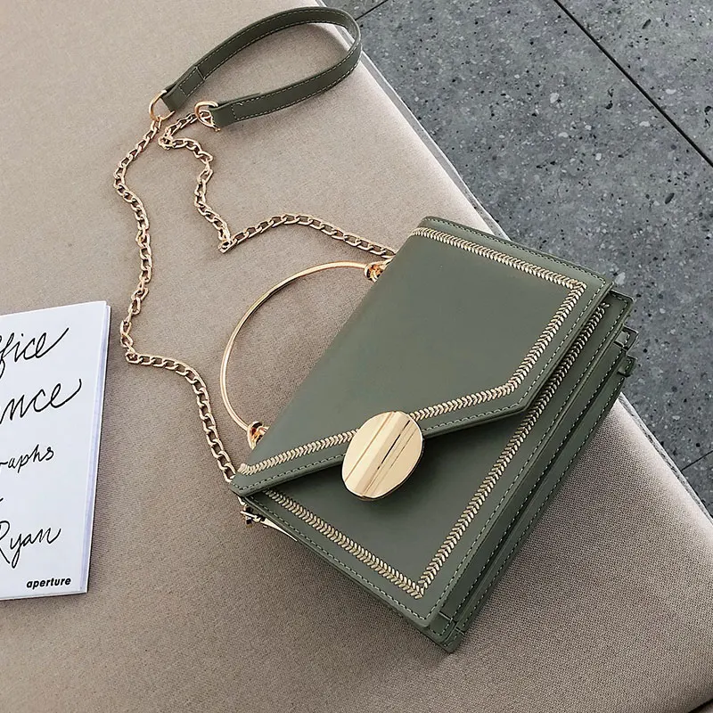 Matcha green PU Leather chain design Crossbody Bags Women Small Chain Handbag small bag Hand Bag Ladies Designer Evening Bags Matcha green PU Leather chain design Crossbody Bags Women Small Chain Handbag small bag Hand Bag Ladies Designer Evening Bags