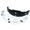 Bubble shield/glass flip up base for open face half face motorcycle helmet with 3 pin buckle ► Photo 2/6