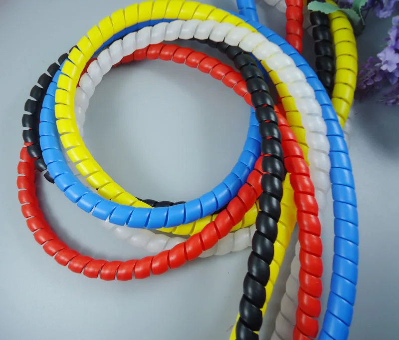 Спиральные ленты диаметром 10 мм 2 м/лот бесплатная доставка winding pipe cable casingcable sleeve