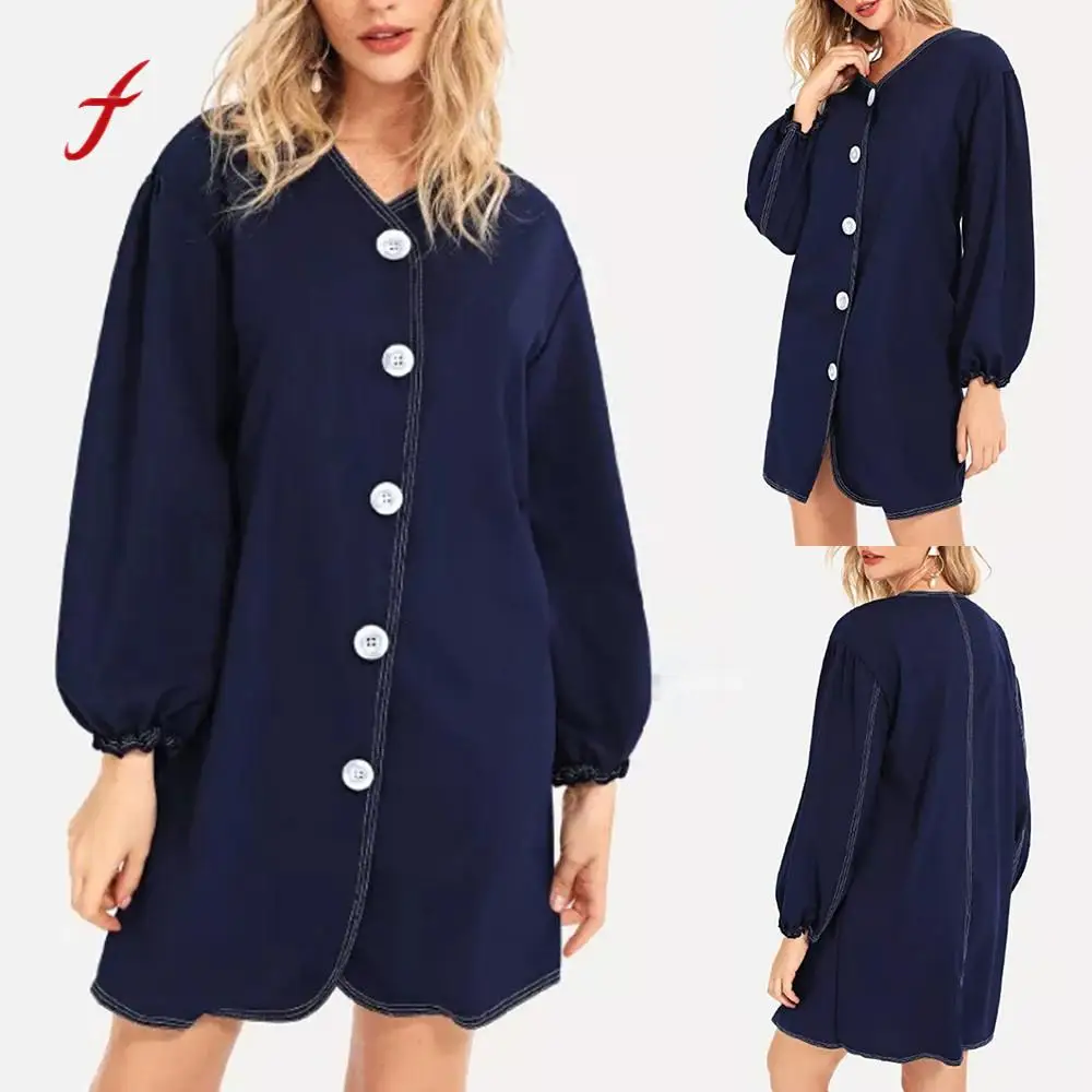 

Women Autumn Winter Solid Button Long Cardigan Overcoat Outwear Coat New 2018 Autumn Winter Soft Touch Casual Women's