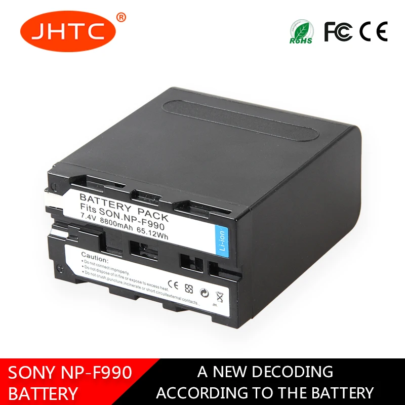 JHTC 3 шт. NP-F990 NP F990 8800 мА/ч, Камера Батарея для sony видеокамера HXR-MC1500C NEX-EA50 DSR-PD198P HVR-Z7C NX3 5 светодиодный видео светильник