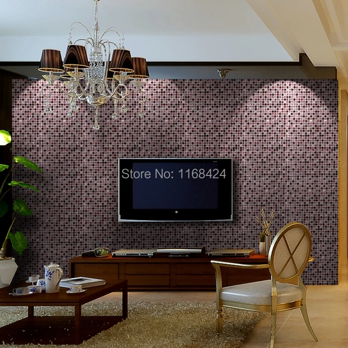 ice crackle crystal mosaic tiles purple color