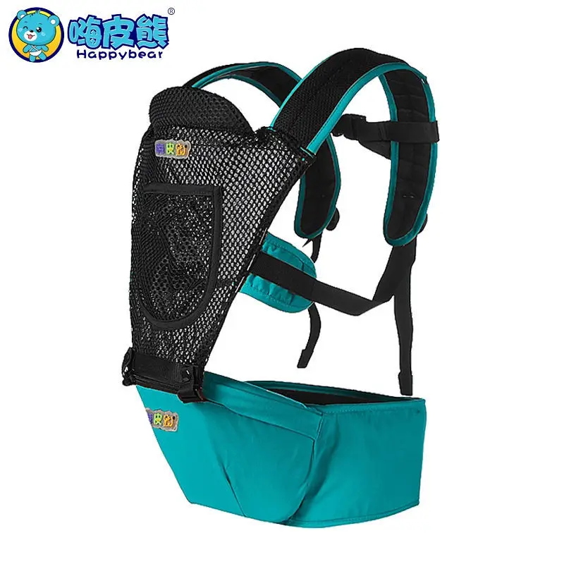 HappyBear Summer Cool Baby Carrier Hipseat Baby Backpack Ergonomic 3D Mesh breath Carrier
