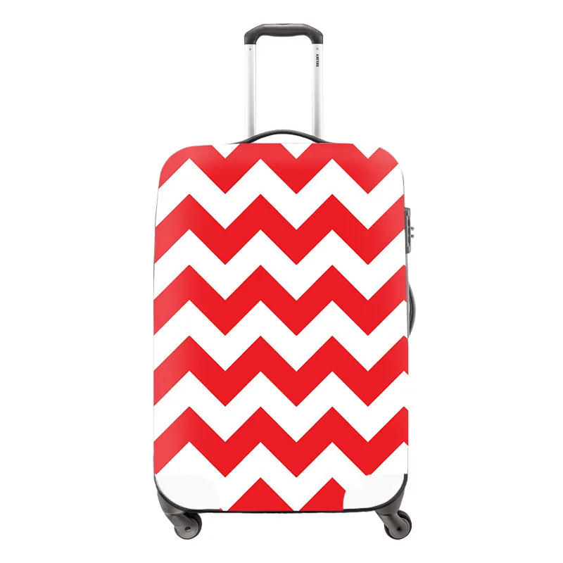 1 fashion flower luggage protective cover women's travel accessories for 18 - 30 inch maleta bags patchwork floral elastic covers