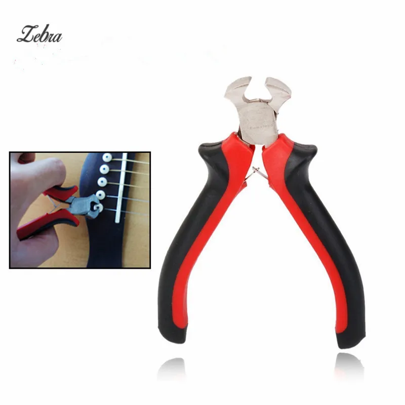 Zebra Guitar Bass String Cutter Fret Nipper Bridge Pin Scissors Plier