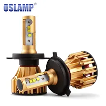 Oslamp SMD СВЕТОДИОДНЫЙ H4 фар H7 светодиодный 6500 К Белый Автомобиль 9005 9006 спереди автомобилей лампочки Светодиодный H11 Туман лампа HB3 HB4 H1 лампы все-в-одном