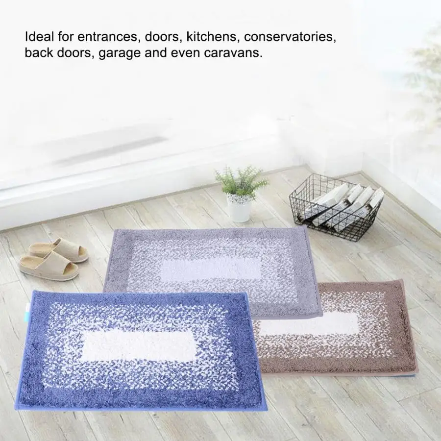 

Non-Slip Floor Mat Water Absorption Rug Carpet Bath Pad Door Mat Bathroom Bedroom Decor Bathroom Supplies