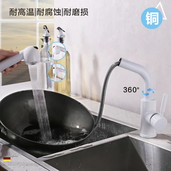

Drawing type full copper basin faucet YY1011