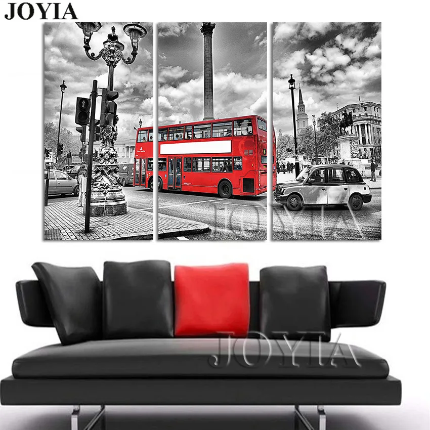 London Wall Art Pictures Black And White Trafalgar Square