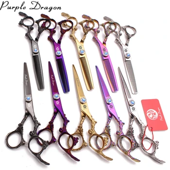 

5.5" 6.0" Japanese 440C Dogs Straight Scissors Thinninng Shears Pets Shears Animal Scissors Professional Grooming Scissors Z9005