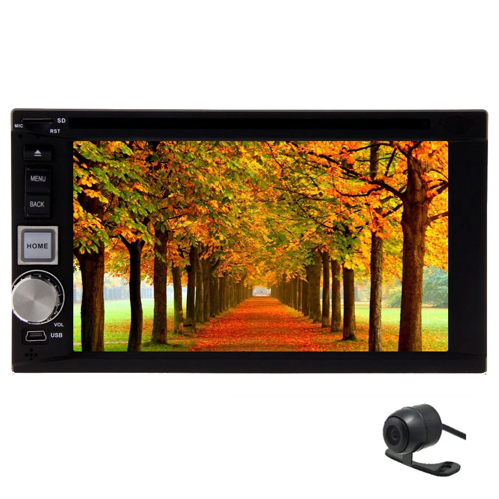 Cheap SD MP4 2 din Auto Accessory EQ Radio Autoradio GPS Stereo Map Car DVD Player FM AM Steering Wheel Video Touchscreen 13
