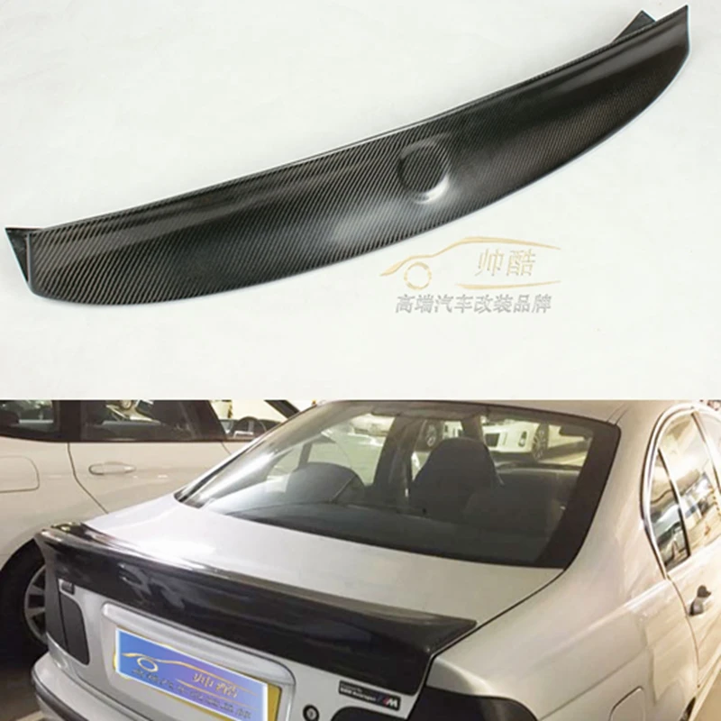 CSL Стиль утконоса черный сзади углеродного волокна багажника задний спойлер крыла для BMW 2001-2006 E46 2DR автомобиля
