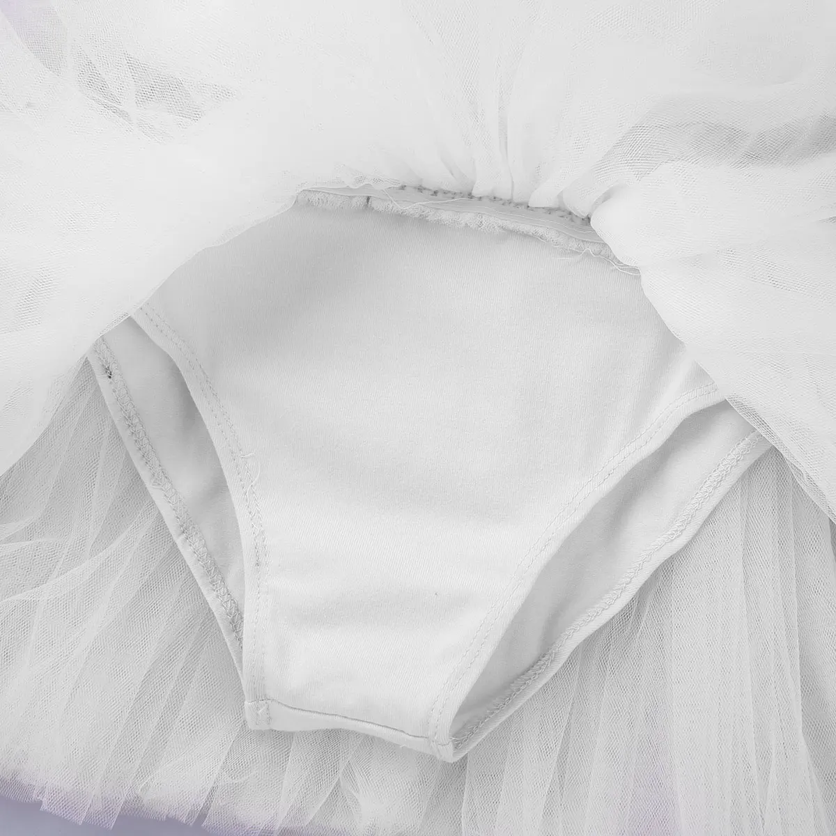 Милое Сетчатое платье пачка с рукавами крылышками для балета гимнастики занятий