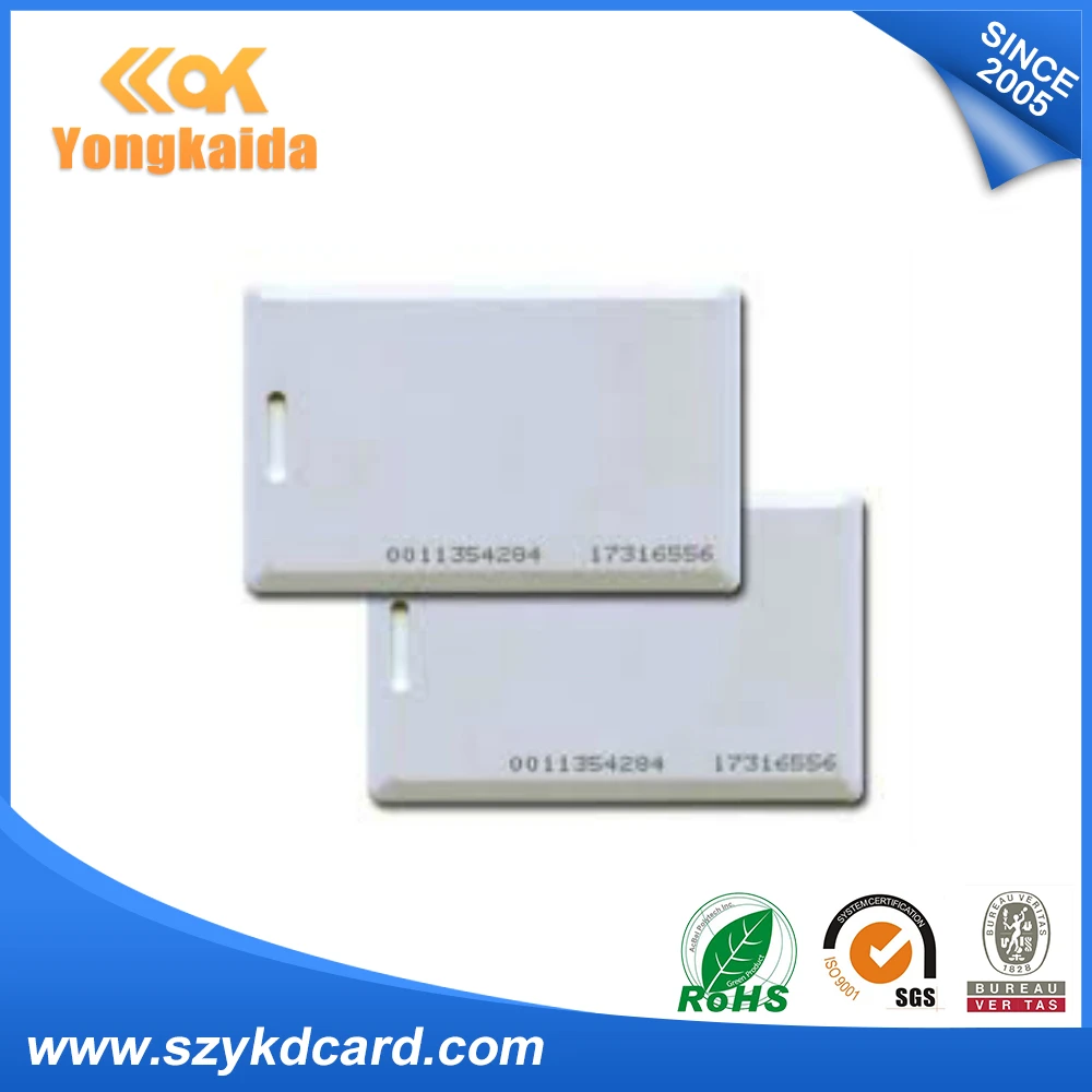 Yongkaida 400 шт./лот 125 кГц tk4100 RFID ID Бесконтактные Карты 1,8 мм Толщина