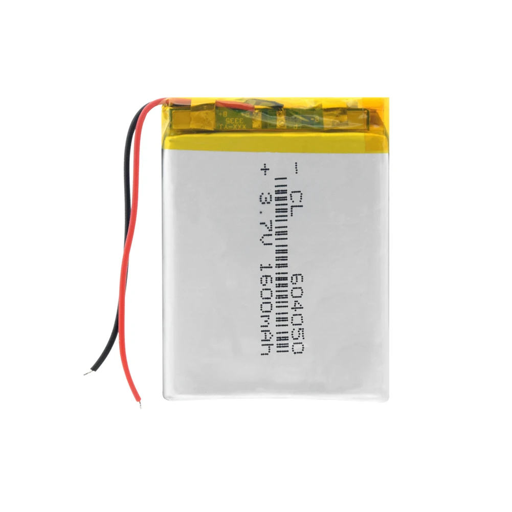 064050 604050 3,7 в 1600 мАч полимерная литиевая батарея навигация gps маленькие игрушки литий-ионный аккумулятор для DVD psp MP4 MP5 камеры - Цвет: 1Pc