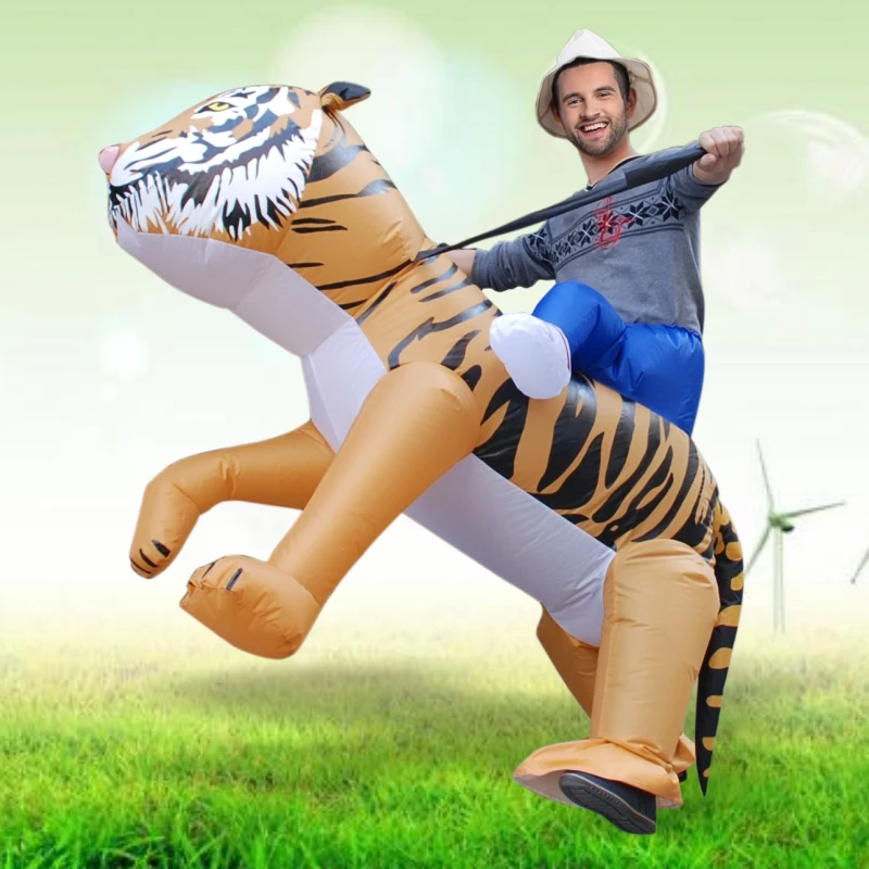 halloween costume for women inflatable tiger costume adult halloween cosplay animal rider lion safari zoo - Tiger For Halloween halloween costume for women inflatable tiger costume adult halloween cosplay animal rider lion safari zoo - Tiger For Halloween