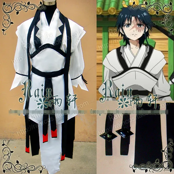 

Magi: The Labyrinth of Magic Hakuryuu Ren Cosplay Costume Halloween Uniform Outfit Custom-made