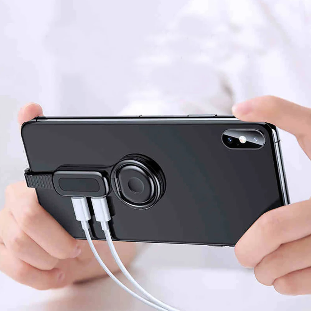 2 в 1 освещение до 3,5 мм разъем, гарнитура адаптер кольцо Пряжка для iPhone 7 8 X XS XR mini OTG Аудио iPhone зарядное устройство адаптер для двойной