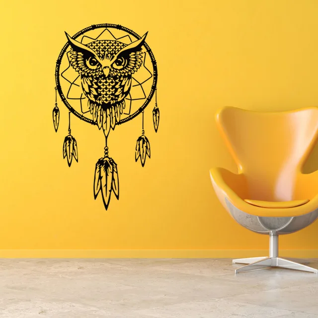 large owl dream catcher