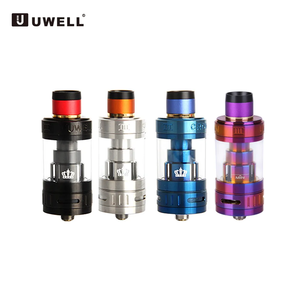 

Clearance Original Uwell Crown III Atomizer 5ml Tank With large clouds Smooth airflow Flavor For Electronic Cigarette Box Mod