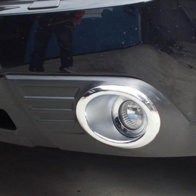 High quality ABS chrome Front Fog Lights Fog font b lamp b font cover trim for
