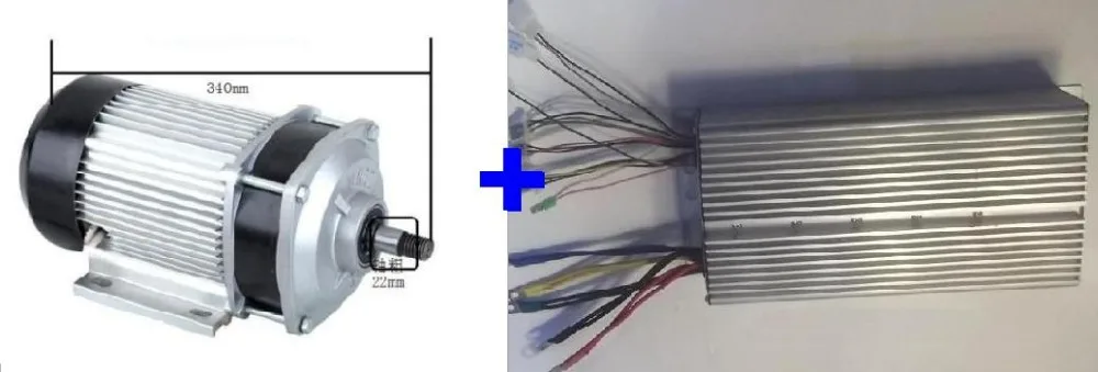 Быстрая доставка 2200W 72V DC 36 mofset BC736-22090 1 шт. бесщеточным Мотором + контроллер