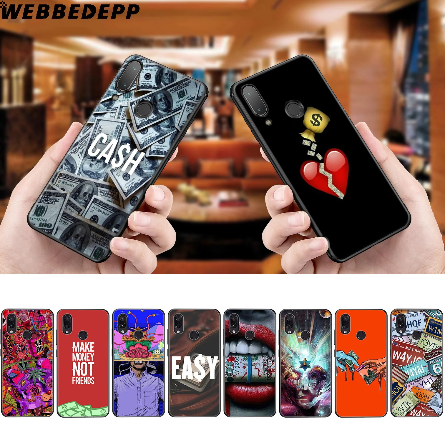 WEBBEDEPP мягкий чехол для Xiaomi Redmi K20 7A 4A 4X5 5A 6 6A S2 Note 8 7 Pro Plus Prime |