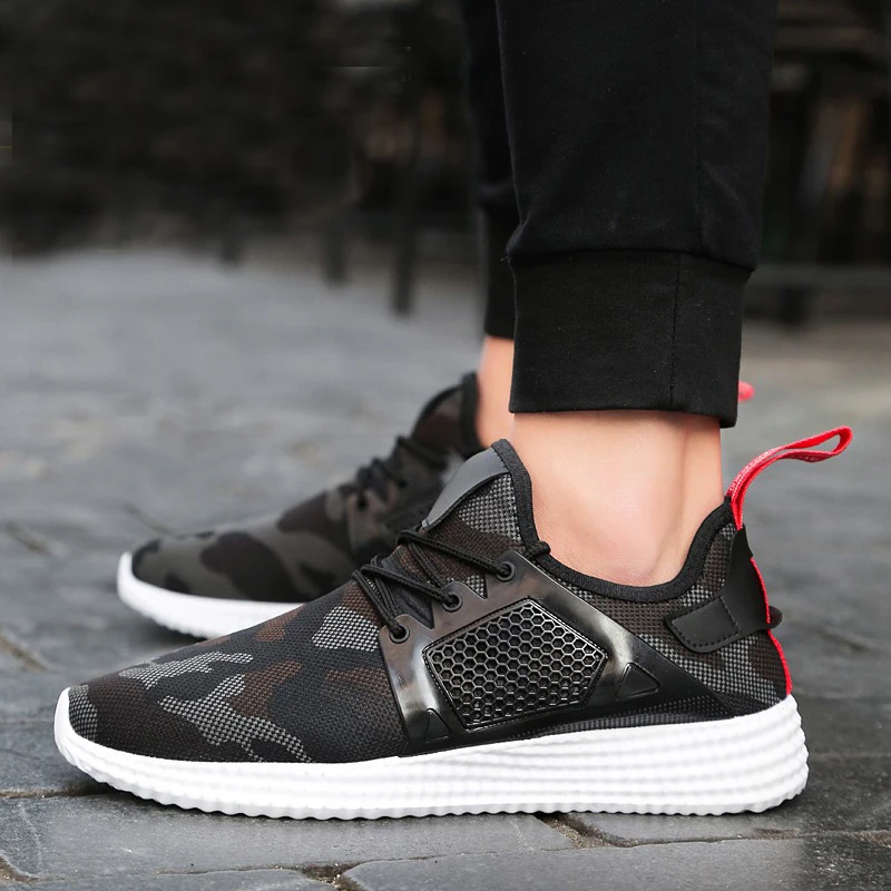 

2017 LAISUMK Super Men Casual Shoes Canvas Camouflage Star Style Male Shoes Comfort Soft Walking Driving Shoes Men Trainers