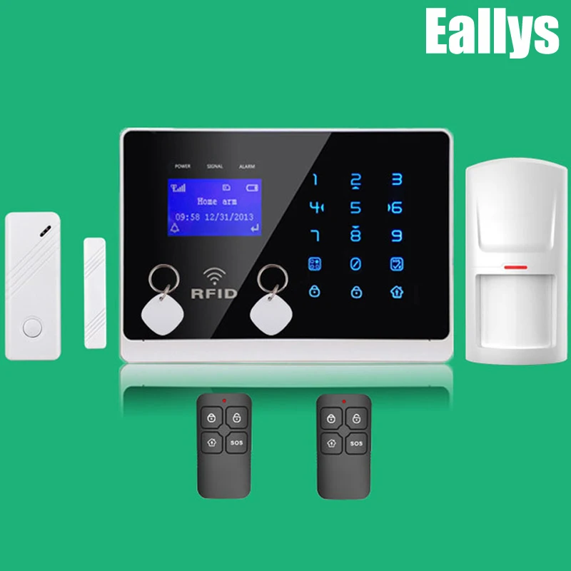 PERFECT Wireless&Wired GSM Home Security Burglar Alarm System+IOS