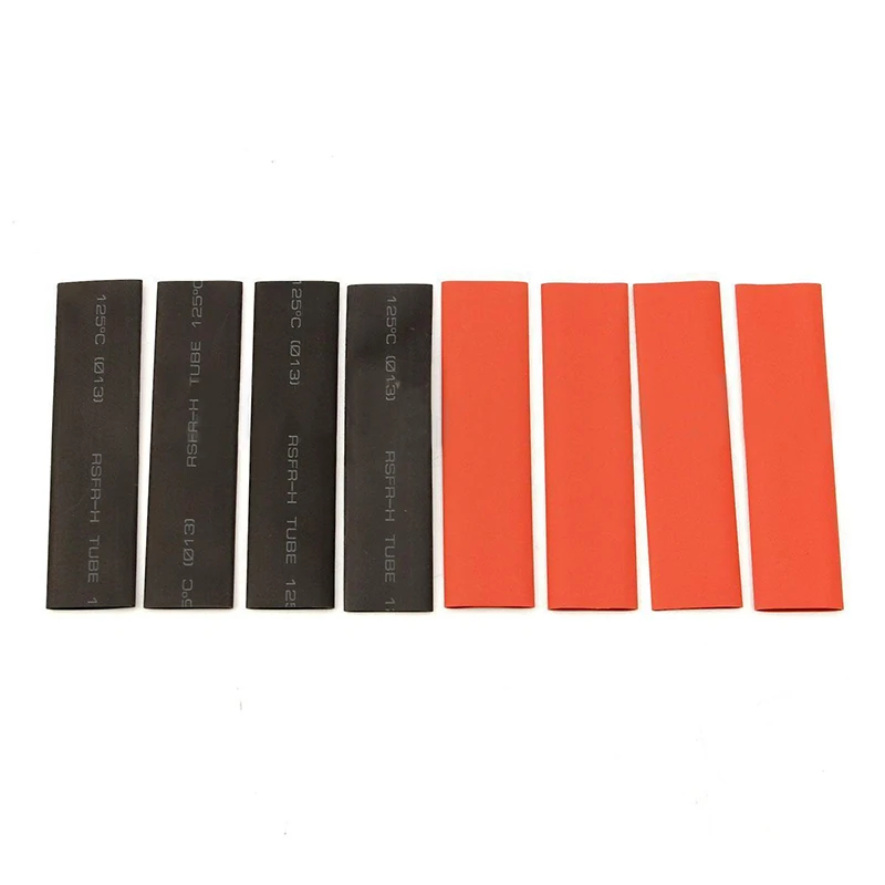 127pcs Assorted Heat Shrink Tubing Tube Set 2:1 Polyolefin Black Red Sleeving Wrap Wire Cable Kit