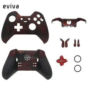 Deal4GO FULL Housing Shell w/ Buttons Trigger Bumper Thumbsticks set  replacement for Xbox one Slim wireless controller Midnight Forces II  Edition 